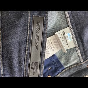 Dark Blue Jean Dainese super protection motorcycle pants size 36